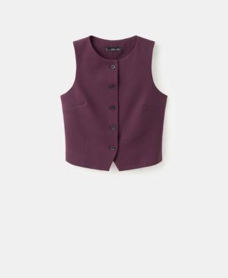 Women's Buttons Suit Vest