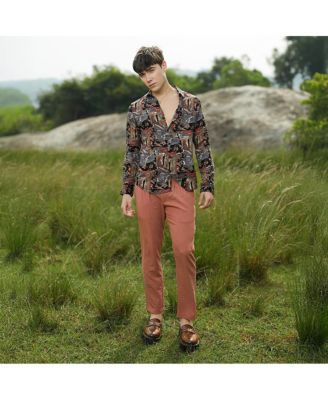Men's Impressionistic Foliage Shirt