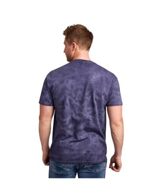 Men's Original Blue Crystal Wash Crew Neck Short Sleeve T-shirt-Medium