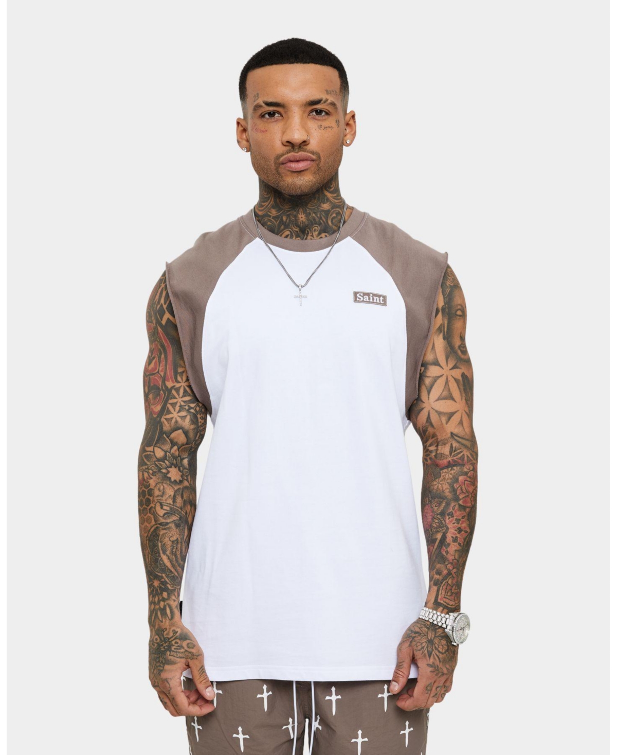 Saint Morta Men's Numeraire Raglan Muscle T-Shirt