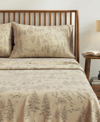 Ultra-Soft Turkish Cotton Flannel Lodge Print Sheet Set