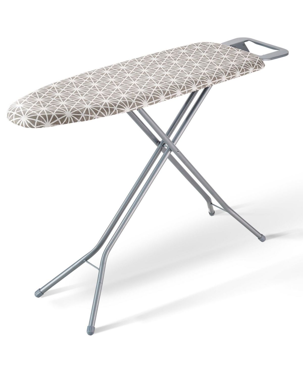 Ecooso Ironing Board with Large Surface, 4-Layer Thick Design, Heat-Resistant Cotton Cover, 7 Adjustable Heights for Home Laundry