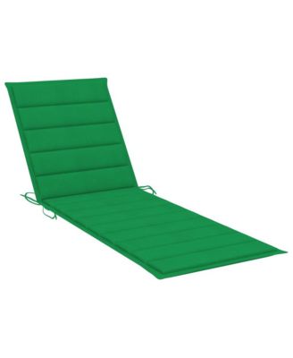 Set of 1 Sun Lounger  Solid Acacia Wood Large Foldable Sun Lounger