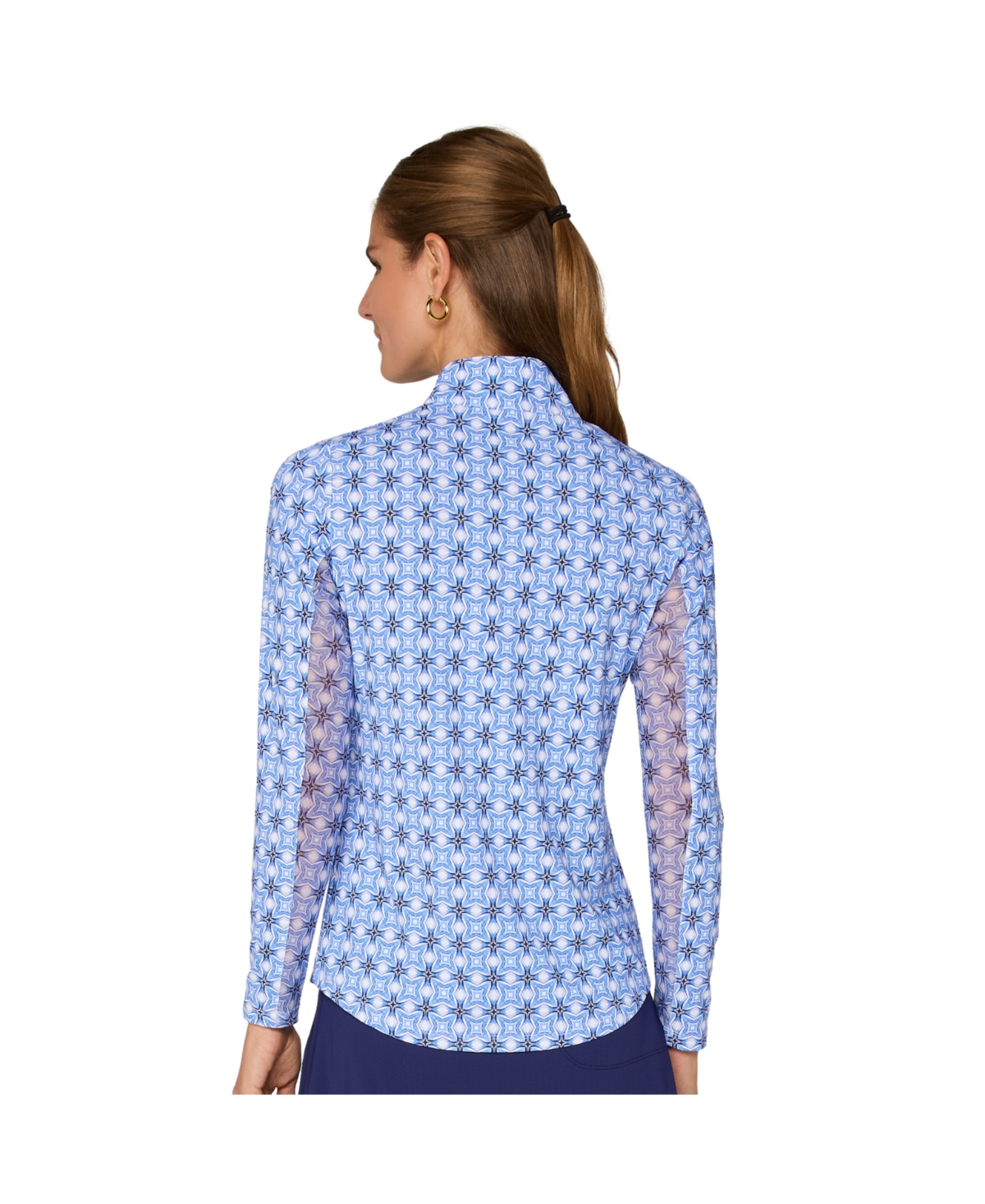 G Lifestyle Long Sleeve Mock Neck Top