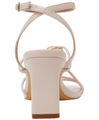 Women's Leeana Embellished Jewelry Strappy High Heel Dress Sandals