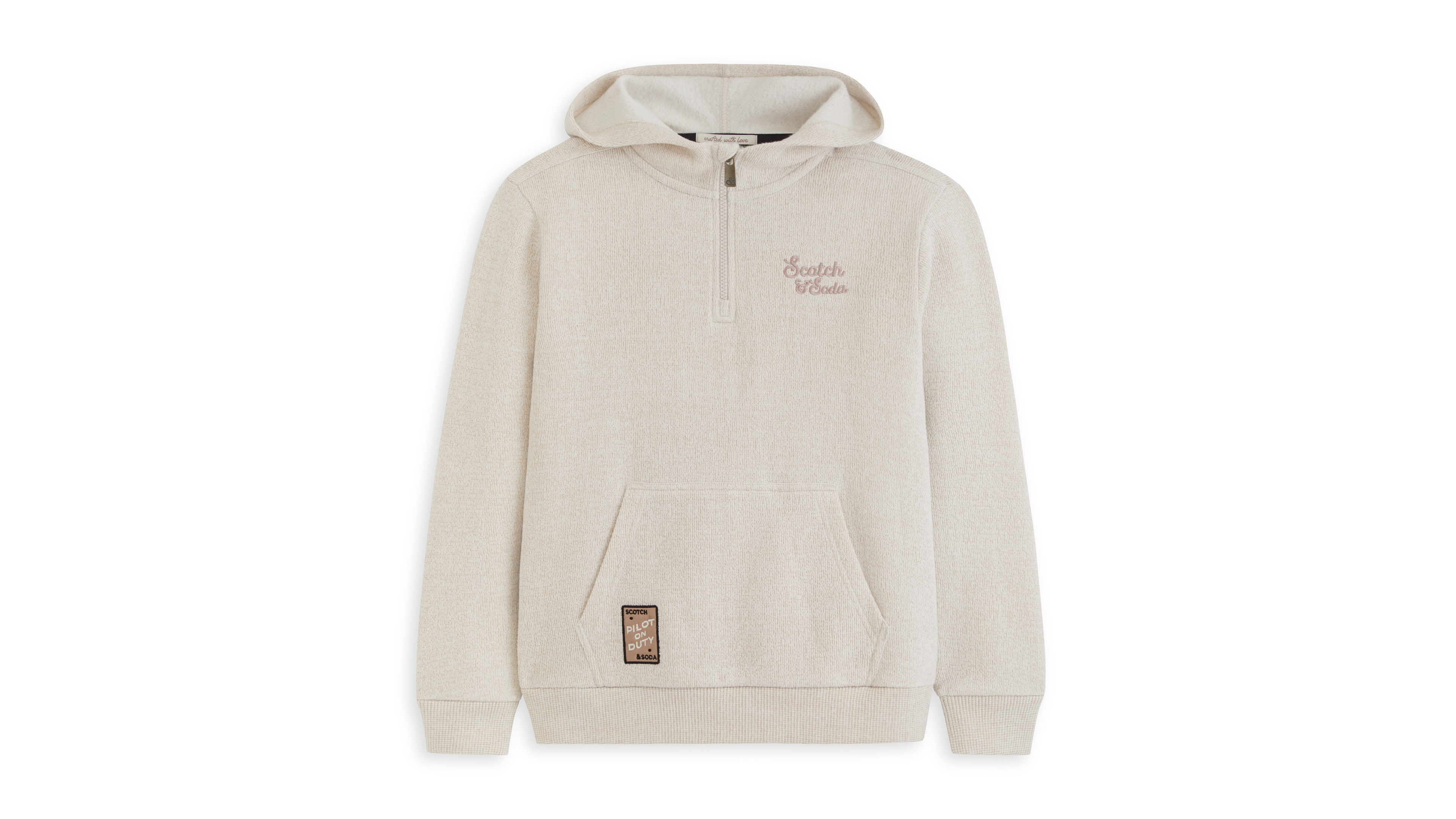 Scotch & Soda Boys' 8-20 Quarter-Zip Hoodie