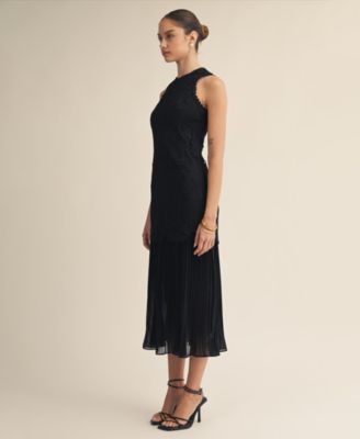 Women's Seraphine Crewneck Sleeveless Midi Dress