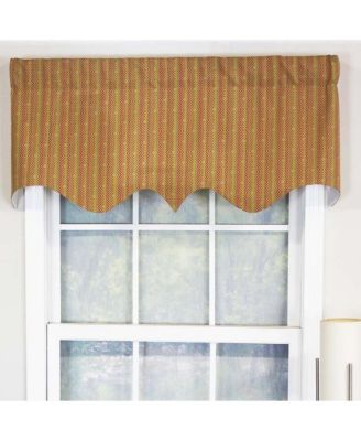 Serrated Window Treatment Regal Premium Quality Valance 3" rod pocket 50" x 17" Aloe