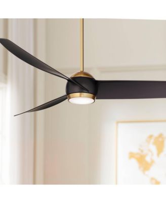 60" Stresa Modern Dimmable LED Light Remote Control Indoor Ceiling Fan