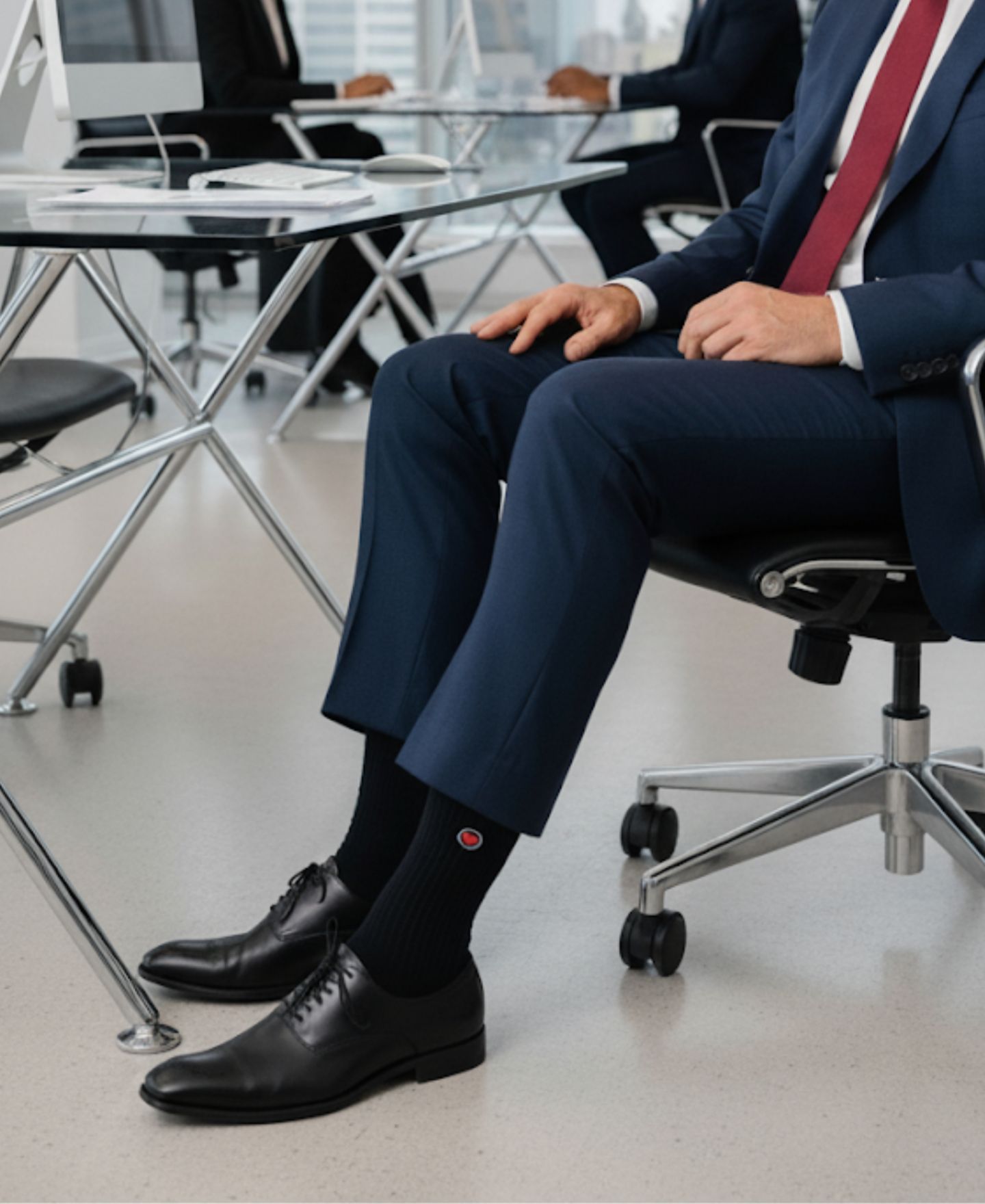Носки для мужчин, в рубчик — Love Sock Company, цвет: Чёрный — фото 4