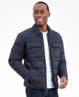 Men's Quilted Shirt Jacket