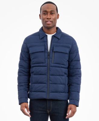 Men's Quilted Shirt Jacket
