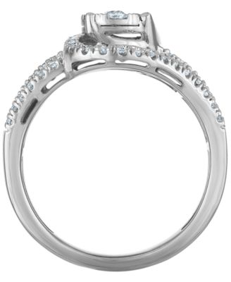 Diamond Ring (1 ct. t.w.) in 10k White Gold