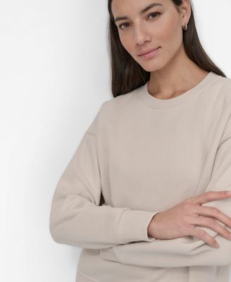 Women's Tonal Logo Patch Crewneck Sweatshirt