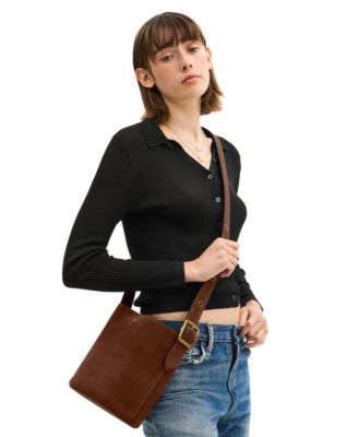 Bleecker Small Suede Bucket Bag 21