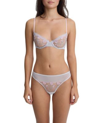 Entice Unlined Underwire Lace Balconette Bra