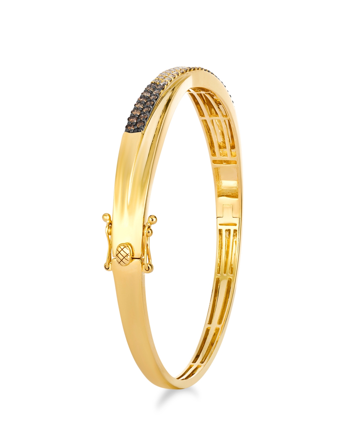 Le Vian Chocolate Diamond Ombre Bangle (0.99 Ct. T.w.) In 14k Honey Gold In Gold