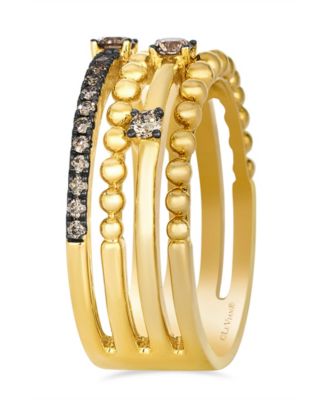 Chocolate Diamond Ring (0.40 ct. t.w.) in 14k Honey Gold