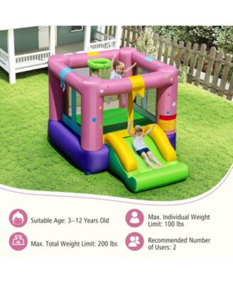 Inflatable Bounce House with Jumping Area for Indoor or Outdoor Party Use