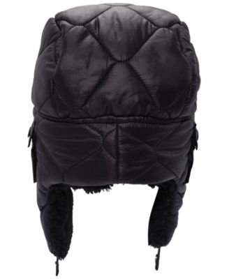 Men's Sherpa-Lined Puffer Hat