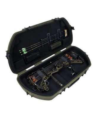 Hard Protective Storage Case, Archery Bow & Arrow iSeries Shaped Case, Green