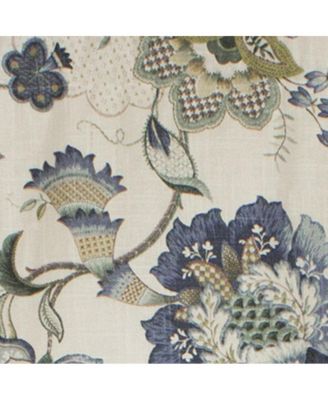 Ophelia Regal Style All Season 3" Rod Pocket Valance 50" x 17" Blue by RLF Home