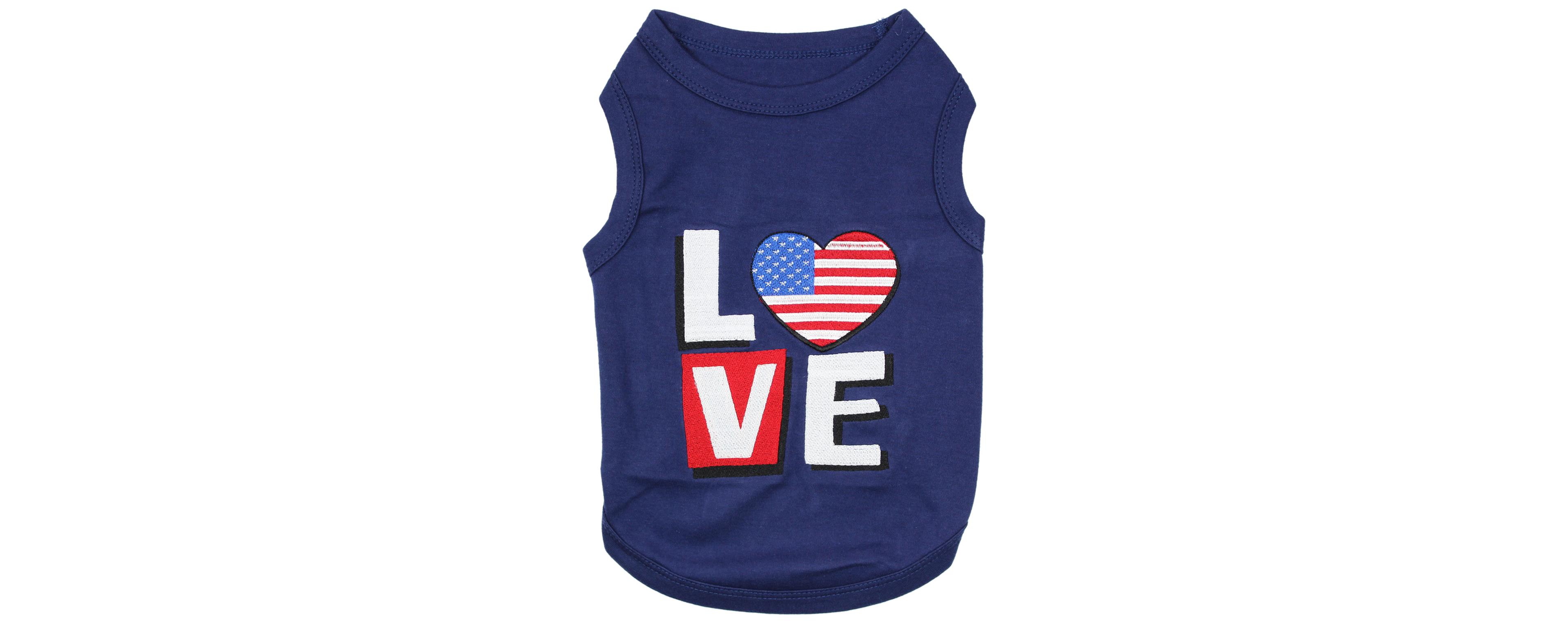 Parisian Pet Love Usa Dog and Cat Tee