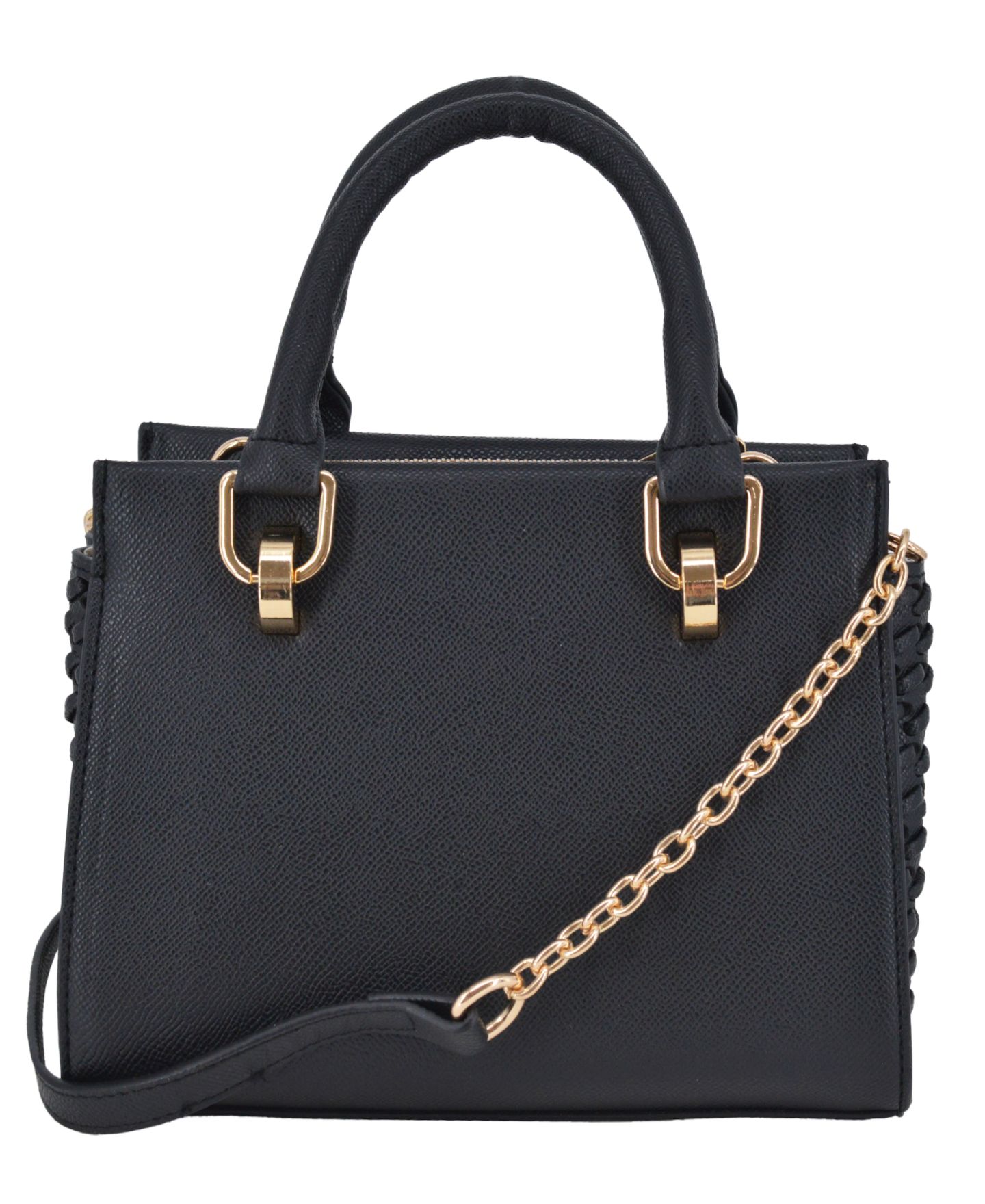 Женская сумка Bebe Katriel Small Satchel Crossbody, цвет: Чёрный — фото 2