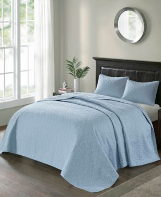 Quebec Quilted 3-Pc. Bedspread Set, Queen