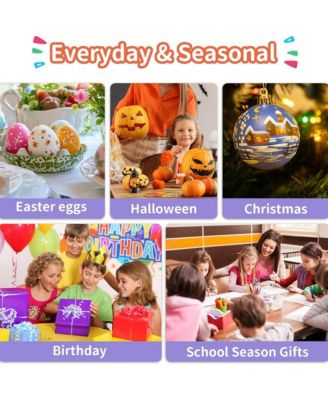 24 Colors Acrylic Paint Markers, with Soft Brush Tip， Waterproof and No Bleed for Fabric, Egg, Rock Painting and DIY Crafts Art Supplies