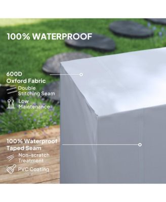 81" x 49" x 65" Outdoor Patio Hammock Porch Swing Cover,