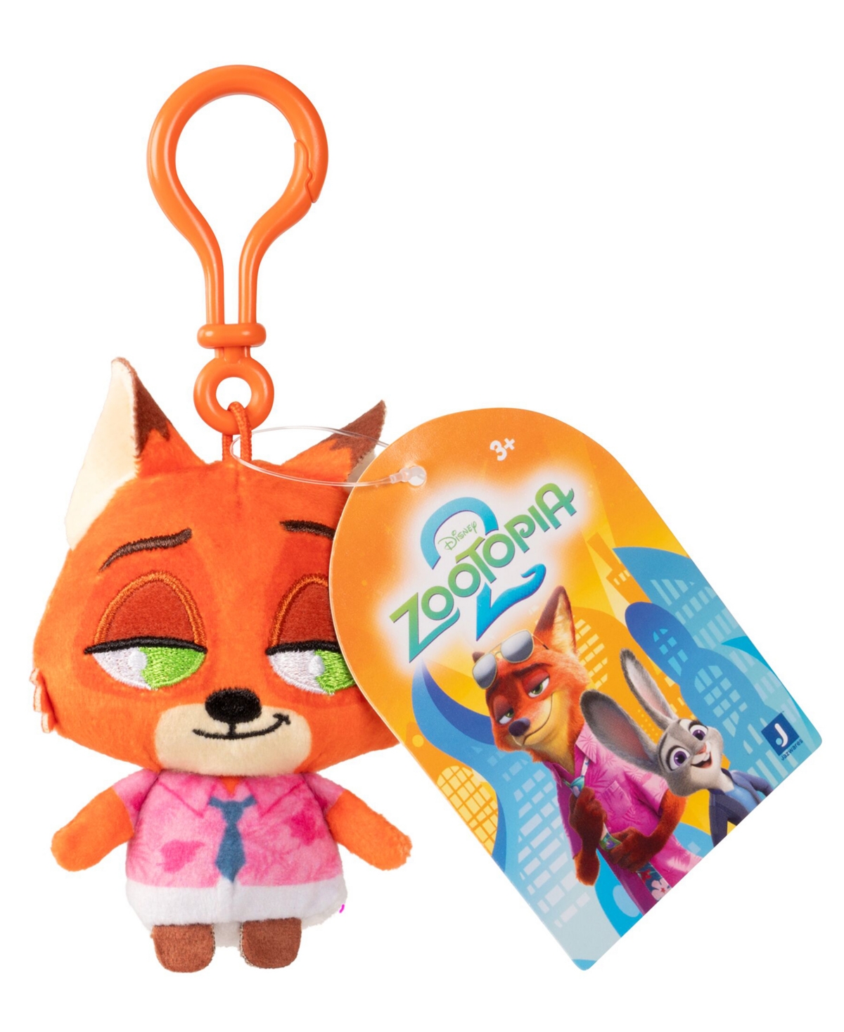 Zootopia 3" Clip-On Plush Toy