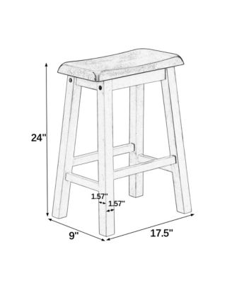Industrial 3-Piece Bar Table Set with Chairs