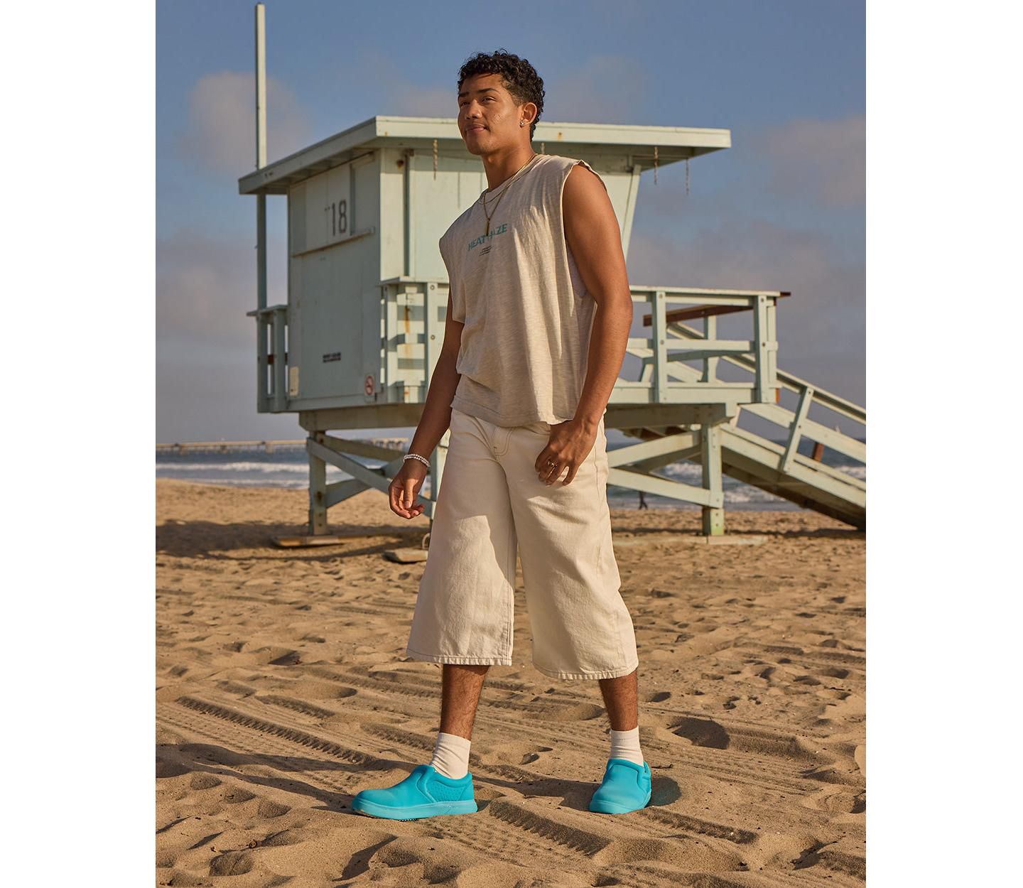 Мужские кроссовки FRESHY Slip On Sport Sneaker, цвет: Океанский синий — фото 9