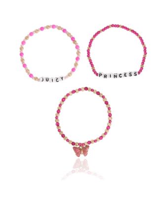 Juicy Pink Butterfly Beaded Jewelry