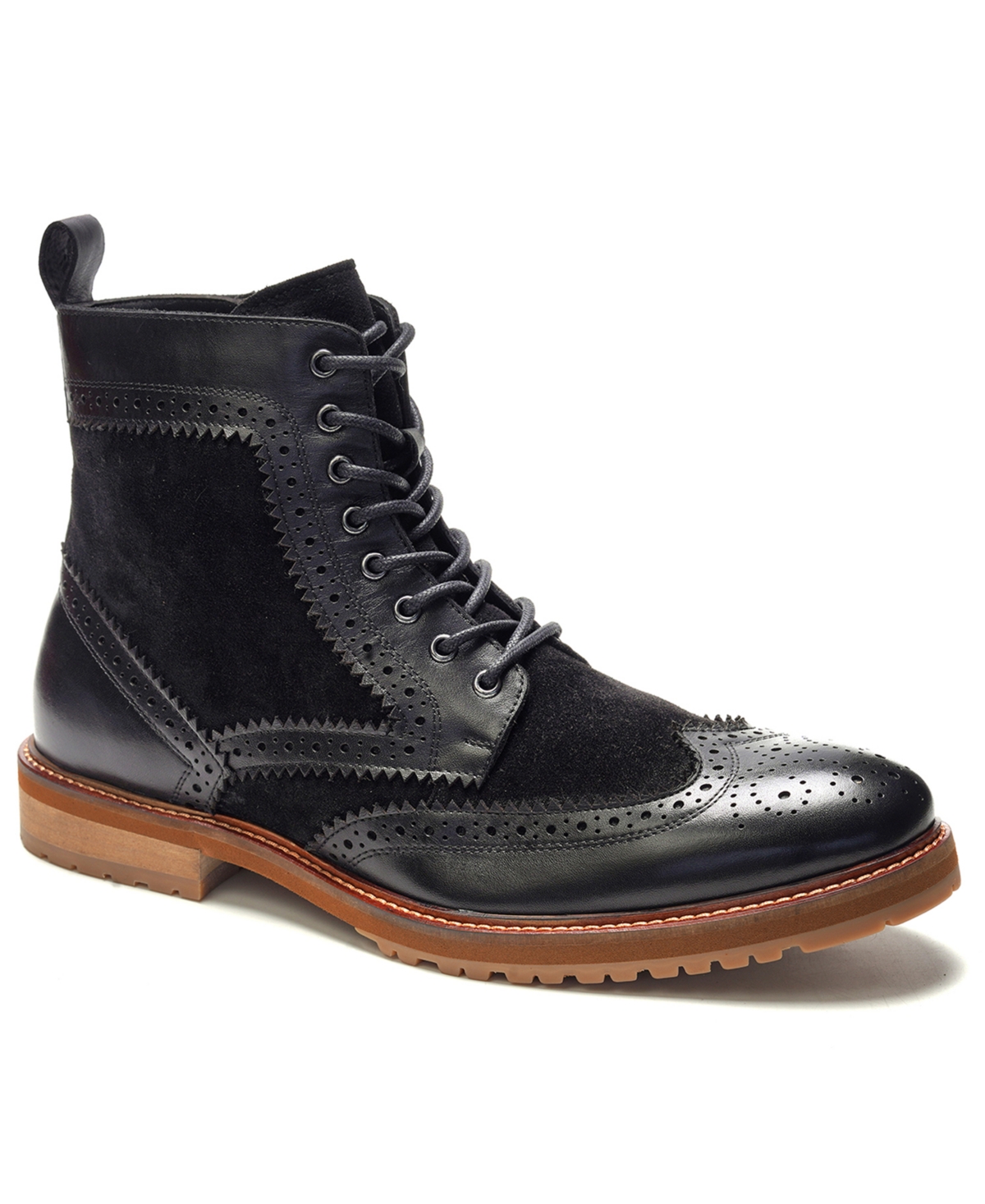 Anthony Veer Men's Langston Wingtip Lace-Up Boots