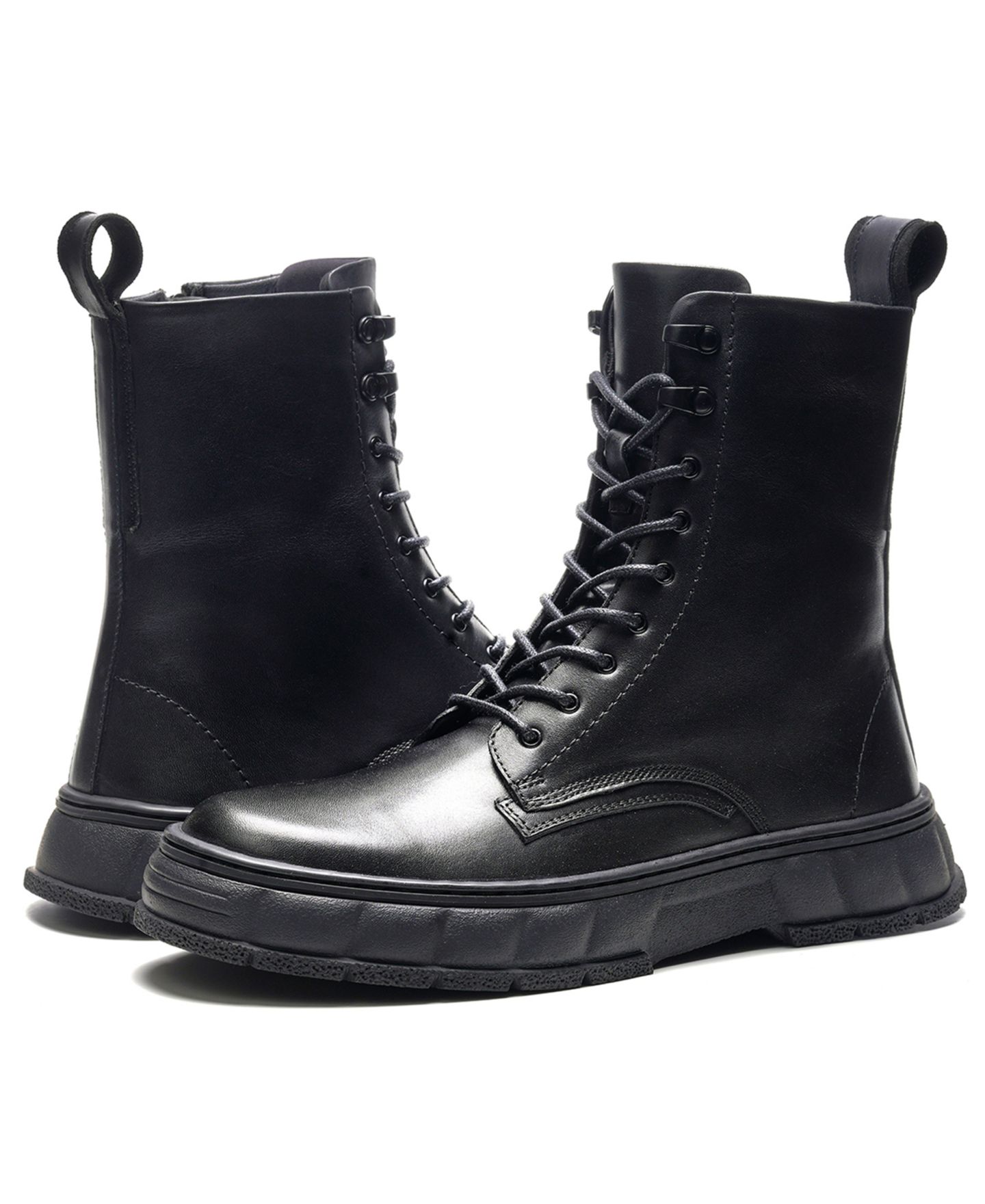 Мужские ботинки A. Veer Bastion Lace-Up Ankle, цвет: Чёрный — фото 6