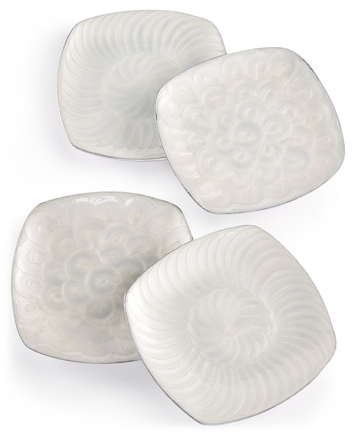 Simply Designz 4Pc. Appetizer Plates Set Macy's
