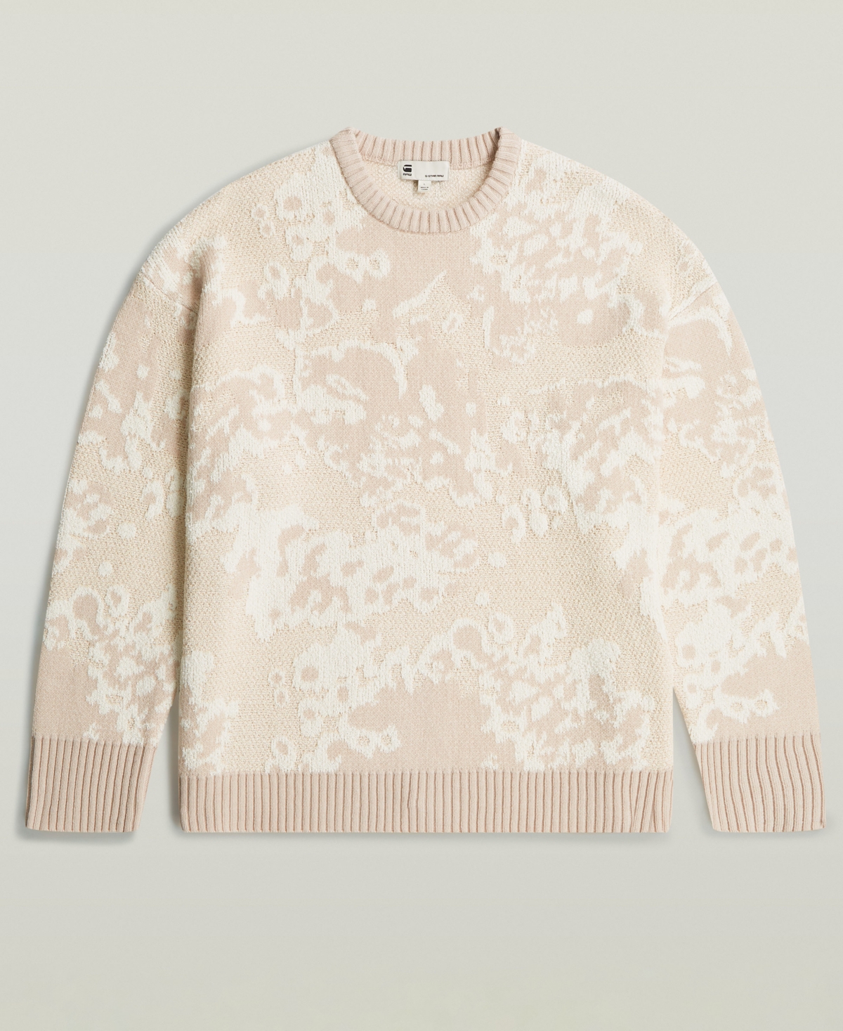 G-Star Raw Men's Camo Jacquard Knit Sweater