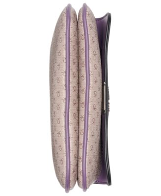 Calvin Klein Arya Mini Signature Adjustable Flap Crossbody