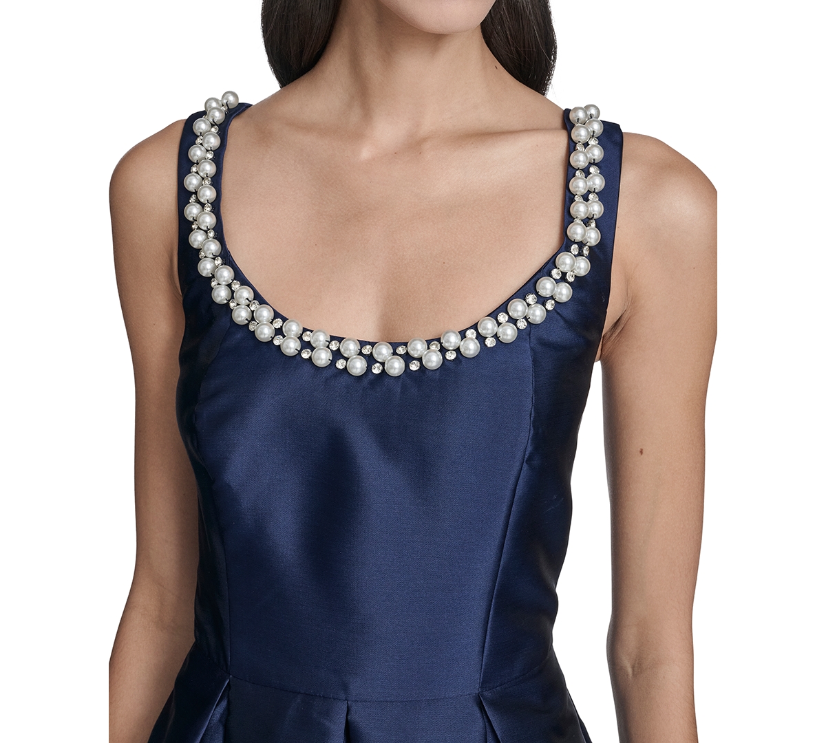 Eliza J Women's Sleeveless Scoop Neck Ball Gown In Blue