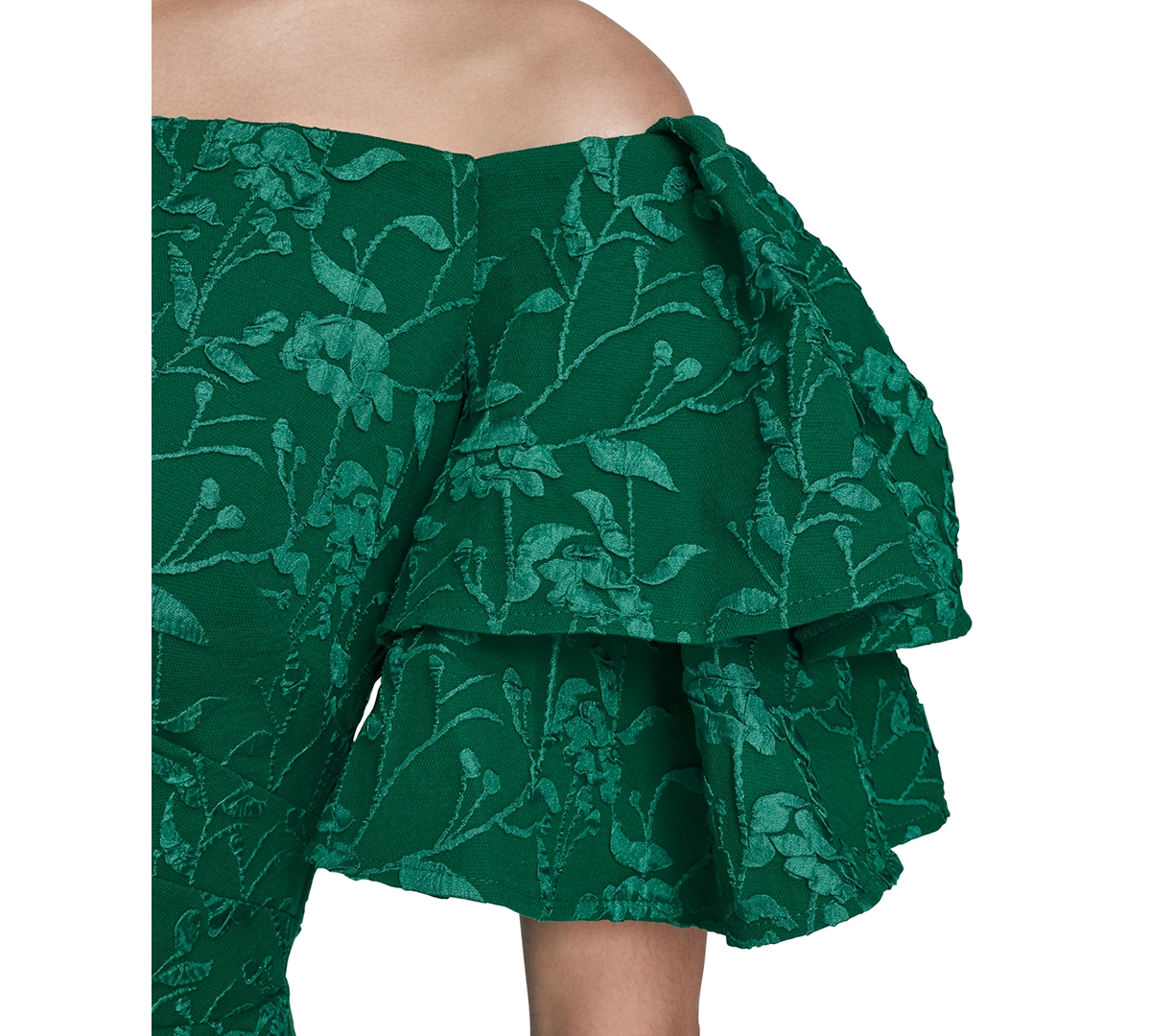 Eliza J Women's Off-The-Shoulder Side Tuck Gown