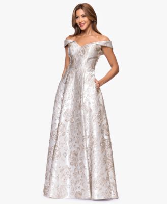 Women's Off-The-Shoulder Long Ball Gown