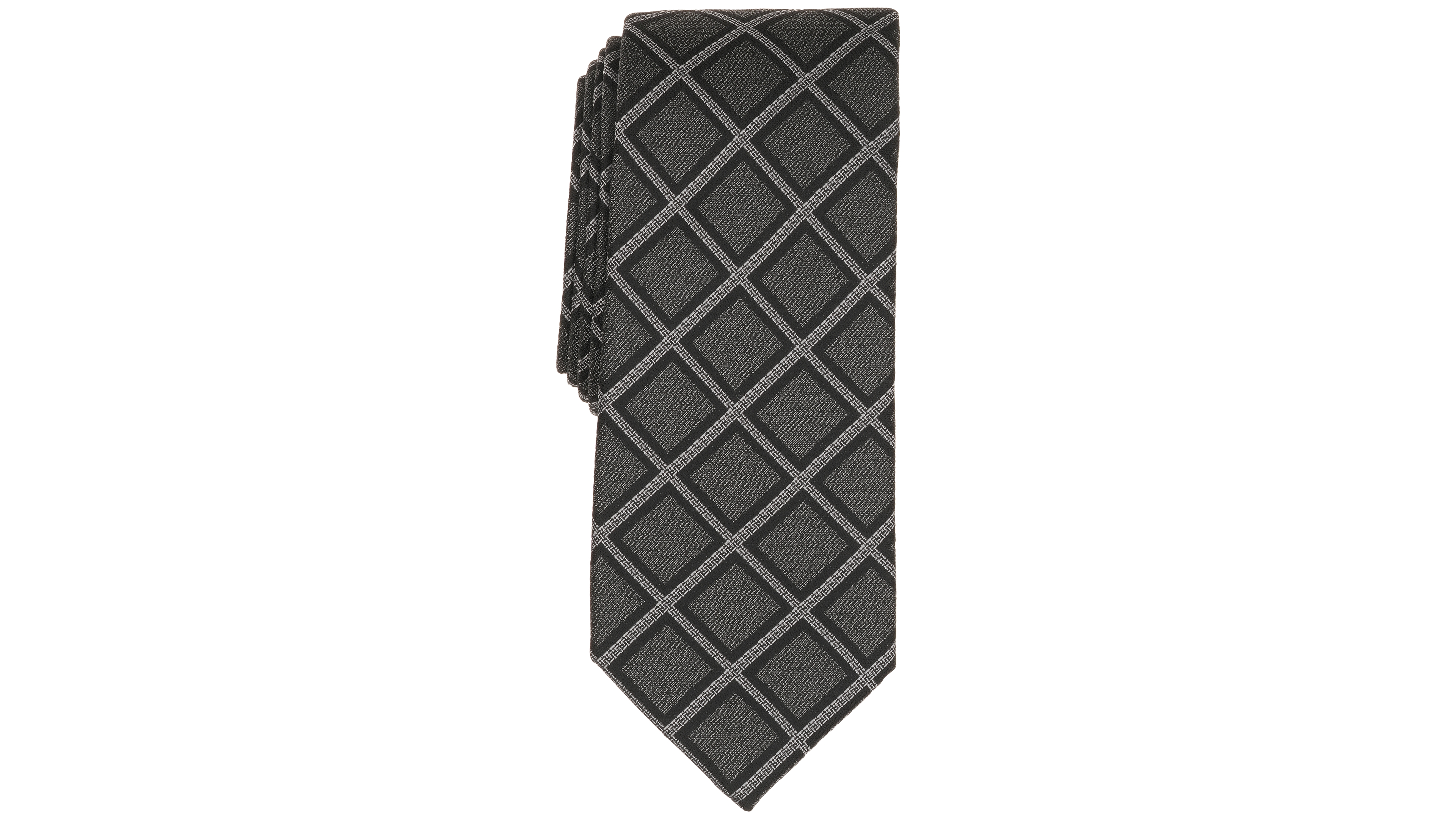 Alfani Men's Oakmont Grid Slim Tie, Macy's Exclusive