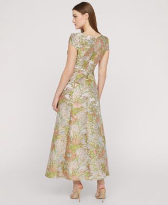 Women's Ruthanne Tulip-Petal-Sleeve Ankle Gown