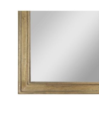 Julien Wall Mirror with Solid Wood Frame and Silver Backed Glass for Clarity for Entryways, Dining Rooms & More