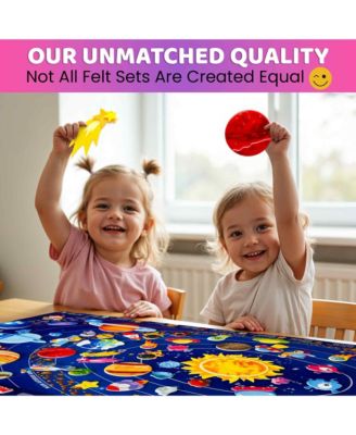 USA Felt Board for Kids 3-5 Years Old - Social Emotional Preschool Learning Activities