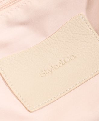 Applique Floral Boxy Tote, Exclusively at Macy's 