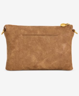 Stud Nubuck Double Compartment Crossbody, Exclusively at Macy's