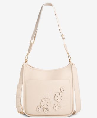 Applique Floral Dip Crossbody Bag, Macy's Exclusive